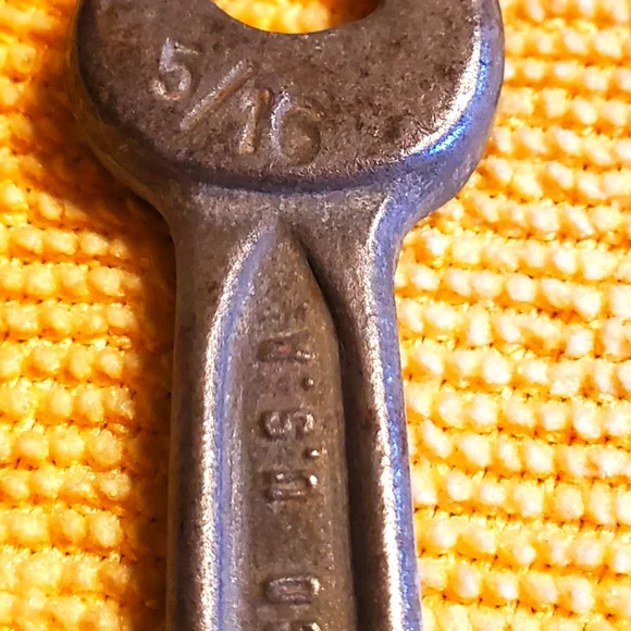 Vintage Indestro open end wrench model c-21 5/16 & 13/32 - Picture 4 of 6